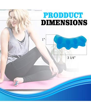 Toe Separator Spacers for Overlapping Toes | Correct Bunions and Restore Crooked Toes | Universal Size | Pack of 5 - Buy Online on GoSupps.com