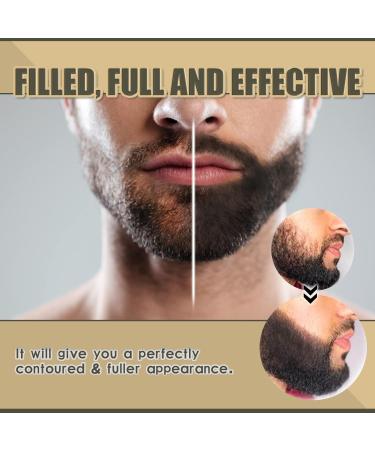 Diamalfi Pencil Beard Pencil Filler for Men Beard Filler for Men with 4 Tips Beard Kit Water Proof Beard Eyebrow Pen with Beard Brush Repair Beard Shape (Black-1pcs+Dark brown-1pcs) - Buy Online on GoSupps.com