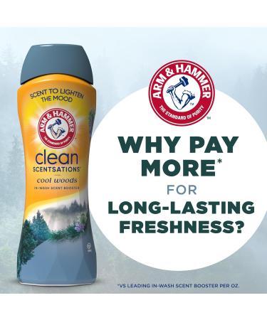 Shop Arm & Hammer In-Wash Scent Booster - Cool Woods 24oz | Enhance Your Laundry with Long-Lasting Freshness | International Shipping Available - Buy Online on GoSupps.com