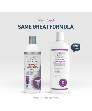 Veterinary Formula Clinical Care Antiparasitic & Antiseborrheic Medicated Dog Shampoo 16 oz Paraben Dye Soap Free Hydrating and Antifungal Shampoo for Dogs White 16 Ounce Medicated Shampoo - Buy Online on GoSupps.com