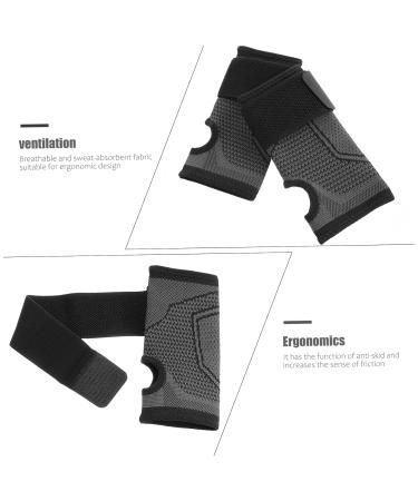 FRCOLOR 2pcs Sports Compression Wristbands for Carpal Tunnel | Breathable Cotton Support Braces & Thumb Splints | Fitness Gear & Protection - Buy Online on GoSupps.com