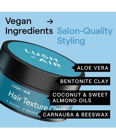 Pomade Hair Clay with Coconut Oil & Beeswax for Men and Women - Strong Hold Matte Hair Product 2.5oz - Buy Online on GoSupps.com