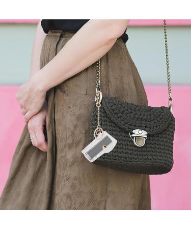 Clear Lip Balm Holder Keychain - 4Pcs Stylish Lipstick Holder for Easy Carry | Shop Internationally - Buy Online on GoSupps.com