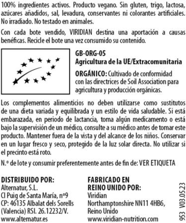 Viridian -Organic Green Tea Leaf 500mg 30 Vegetarian Capsules - Buy Online on GoSupps.com