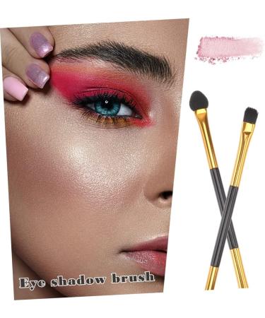 Baluue 20pcs Double Ended Eyeshadow Brush Professional Makeup Brush Eye Cosmetics Brush Lids Plastic Rayon - Buy Online on GoSupps.com