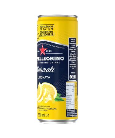 San Pellegrino Lemonata Lemonade 4-Pack | 16% Lemon Juice | Refreshing Sparkling Drink | 330ml Disposable Bottles - Buy Online on GoSupps.com