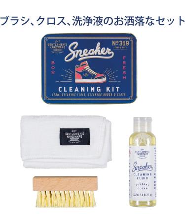 Gentlemen's Hardware Men's Sneaker Cleaning Kit Shoe Care Blue (Navy) One Size - Buy Online on GoSupps.com