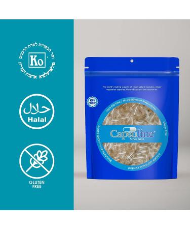 1000 Count Size 00 Clear Empty Gelatin Capsules - DIY Pure Bovine Pill Capsule Filling - Kosher, Halal, Gluten Free, Non-GMO Certified - Buy Online on GoSupps.com