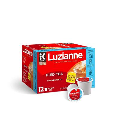 Luzianne Unsweetened Iced Tea K-Cup Pods - 12 Count - Buy Online on GoSupps.com