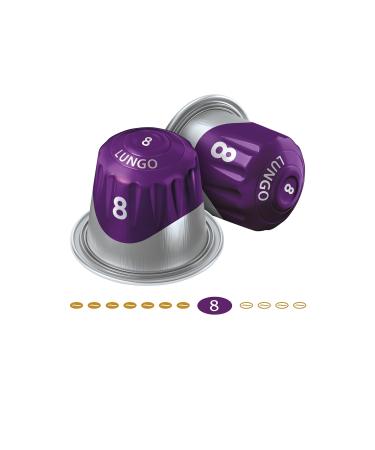 Buy Jacobs Coffee Capsules Lungo Intenso - Intensity 8 | 200 Nespresso * Compatible Capsules for 10x20 Drinks - International Shipping Available - Buy Online on GoSupps.com