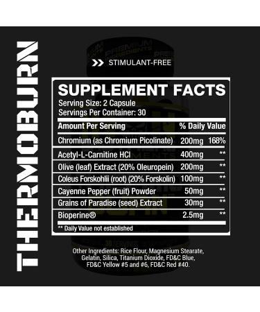 Stimulant Free Fat Burner for Women and Men - Non Stim Thermogenic Weight Loss Supplement with Cayenne Pepper - Metabolism Booster - 30 Day Supply - Keto Friendly - Buy Online on GoSupps.com