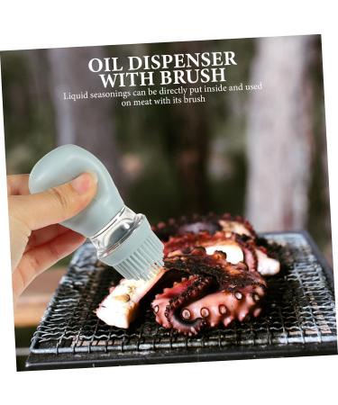 Zerodeko Oil Dispenser Bottle 2pcs Silicone Oil Brush Bottle Oil Control Soy Sauce Bottle Pp Convenient Oil Bottle medium Blue - Buy Online on GoSupps.com