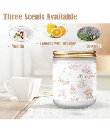 Buy Lavender Candles - Scented Aromatherapy Jar Candles 7 oz Gift Set for Women | Perfect Birthday Gifts with Swan and Flowers - Buy Online on GoSupps.com