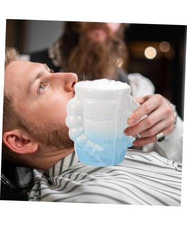 Minkissy 3-Piece Shaving Bowl Set | Foaming Shaving Shell & Accessories | Razor Cup for Men | American Style Ceramic Tool | International Shipping Available - Buy Online on GoSupps.com