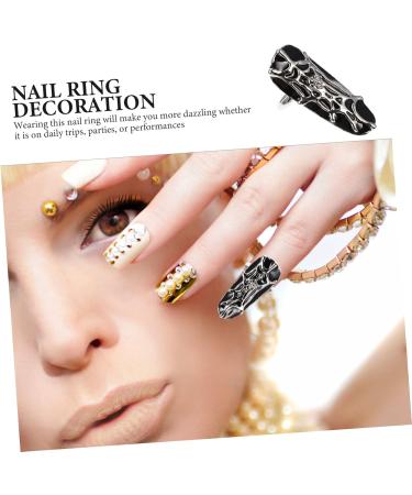 CALLARON Spider Nail Ring False Fingernails Alloy Miss Manicure - Buy Online on GoSupps.com