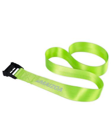 MAIZOA Nordic Hamstring Curl Strap,Exercise Assisted Strap Belt,Fixed Body Parts,Working Leg Muscles,Easy to use in The Gym or at Home Green