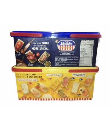 M.Y. San Skyflakes Crackers: Original & Garlic Flavor Duo - Buy Online on GoSupps.com