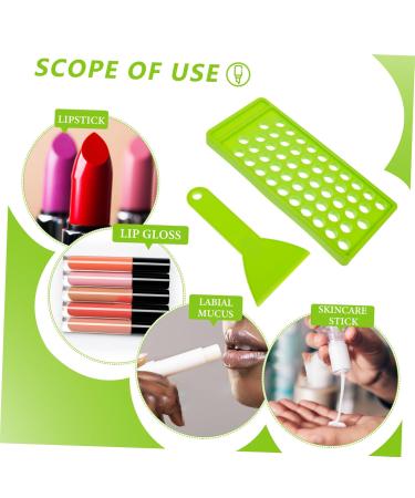 2pcs Lipstick Filling Mold DIY Kit | Lip Balm Crafting Set with Trays & Spatula | Perfect for Lipstick & Lip Balm Filling - Buy Online on GoSupps.com