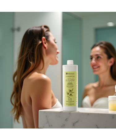  La Saponaria Extra Virgin Shampoo 1 Litre - Buy Online on GoSupps.com