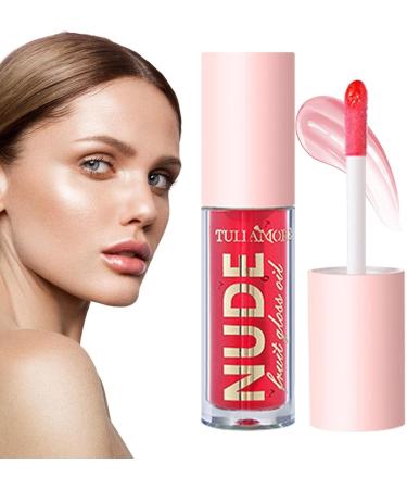 JPSDOWS Colored lip oil fruity lip gloss stick - moisturizing oil for dry lips lipstick for women glossy stick for a natural look and - Buy Online on GoSupps.com