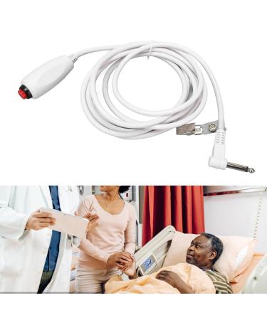 Pomya Nurse Call Cord | 9.8ft Waterproof Push Cord for Medical Alert Systems | Red Momentary Call with Bed Sheet Clip - Buy Online on GoSupps.com