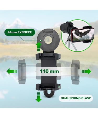 STARSCOPE Monocular Telescope G3 Smartphone PRO Bundle - 10x42 Monocular Telescope for Smartphone Kit | BAK4 Prism HD Mini Monocular Telescope with Tripod  Phone Scope Mount  and Accessories Pro smartphone Bundle - Buy Online on GoSupps.com