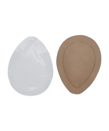 Tacco Footcare 2 pairs of orthopedic splayfoot pads leather pads in teardrop shape double pack 38/40 EU