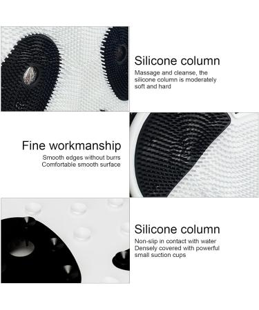 Foot Scrubber Shower Foot Scrubber Mat Non Slip Shower Foot Scrubber Suction Cup Design Shower Foot Scrubber Mat and Foot Massager Anti Skid Mat Foot Cleaner for Shower Cleaning Relaxing and Massage - Buy Online on GoSupps.com