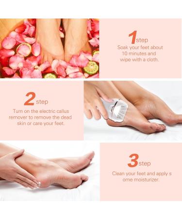 Ratukall Electric Foot File Callus Remover 16-in-1 Professional Pedicure Kit for Women Men - Waterproof Feet Scrubber Dead Skin Remover - Includes Hard Skin, Cracked Heels & Calluses Tools - Travel & Home Foot Care Set - Buy Online on GoSupps.com