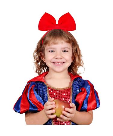 Red Bow Headband for Girls Kids Party Decoration, Christmas Cosplay Costume Hair Hoop - Buy Online on GoSupps.com