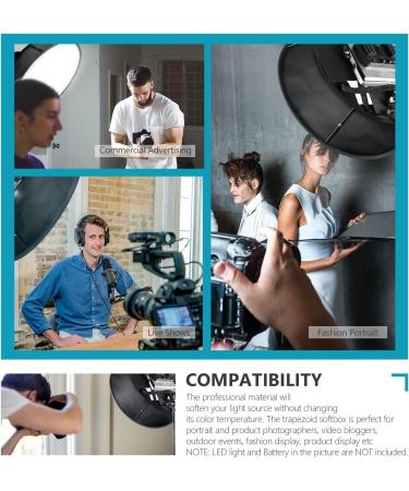 Neewer Collapsible Softbox Diffuser for 480/660/530 LED Panels - 11.5x11.5in Opening - Strap Attachment & Carry Bag - Ideal for Studio & Video Shooting - Buy Online on GoSupps.com