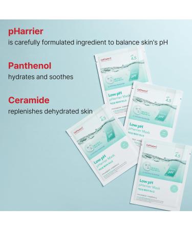 Cell Fusion C Low pH pHarrier Mask - Moisturizing & Soothing Sheet Mask for Damaged Skin with Panthenol & Ceramide | 10ea - Buy Internationally - Buy Online on GoSupps.com
