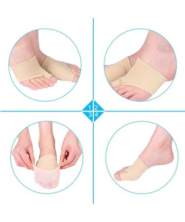 Bunion Corrector for Women - Toe Corrector Sleeve for Valgus Correction, Bunion Protection Sleek Pad Cushion Socks - Buy Online on GoSupps.com