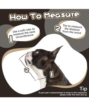 Kuoser Rescue Dog Collar - Comfortable Leakage Protection & Adjustable Neck Fit for Wound Recovery - Brown (28-36cm) - Buy Online on GoSupps.com