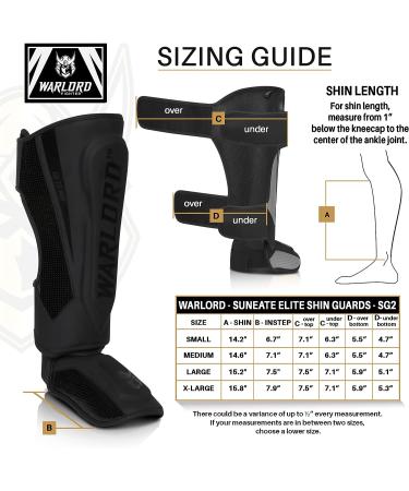 WARLORD Elite Muay Thai Shin Guards for Men MMA Gear  Kickboxing Shin Guards Sparring Gear MMA Training Equipment Muay Thai Pads MMA Shin Guards Shin Guards MMA Shin Pads Kickboxing Gear Martial Arts Small Black/Black - Buy Online on GoSupps.com