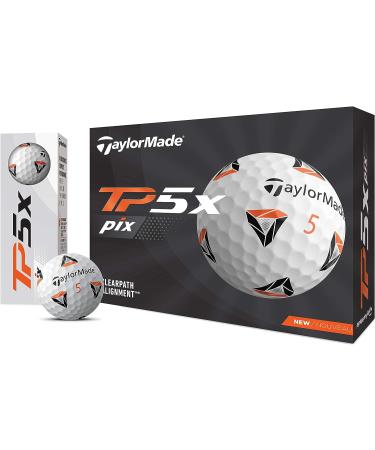 TaylorMade TP5 Golf Balls 2021 White | TP5x PiX - Premium Performance Golf Balls - Buy Online on GoSupps.com