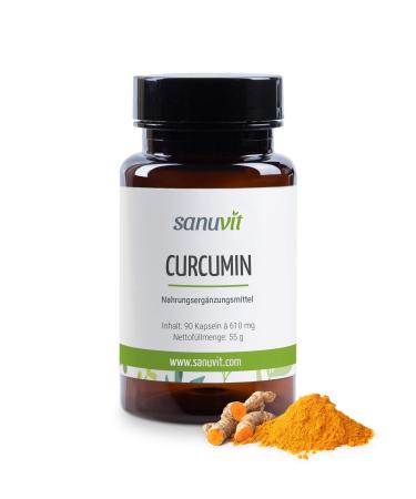 Sanuvit - Curcuma extract 450 mg per capsule |90 capsules |High dose |Brand raw material Curcumin C3 Complex |High bioavailability and tolerance |Vegan