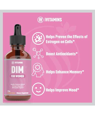 Buy DIM Supplement for Women Estrogen Support Acne Relief | 1 fl oz Orange Flavor | Shop Internationally - Buy Online on GoSupps.com