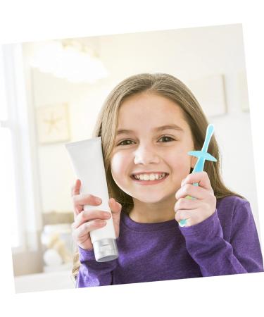 Gatuida 4pcs Baby Food Grade Silicone Toothbrush - Non-Slip Cleaning Brush for effective Oral Care - Buy Online on GoSupps.com