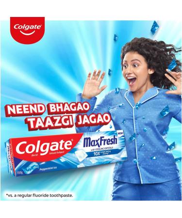 Buy Colgate Maxfresh Blue Toothpaste - 150g | Fresh Breath & Whitening | International Shipping Available - Buy Online on GoSupps.com