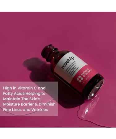 Rosehip Oil 100% Pure Cold-Pressed - Anti-Aging Face Oil for Hydration & Balance | 1 oz - Buy Online on GoSupps.com