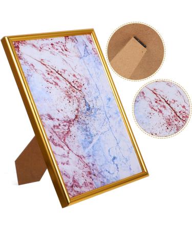 minkissy 1pc nail display board magnet frames Manicure Holding Frame Display Polish Board fake magnet display board for magnets Nail Art Holding Rack magnetic wooden pallet sample holder 30.5x21.5cm Golden - Buy Online on GoSupps.com