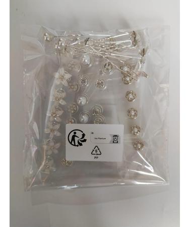 50pcs Wedding Hair Accessories Set - 30 Hair Spirals & 20 Pearl Rhinestone Hairpins for Brides Girls & Parties - Buy Online on GoSupps.com