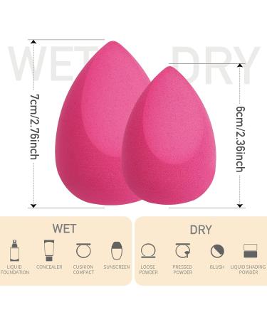 Venares 8pcs Multicolor Makeup Sponges Set with Foundation Brush - Perfect for Fluid Cream & Powder Application - Buy Online on GoSupps.com