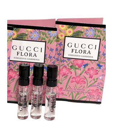 Gucci Flora Sample Perfume Perfume Gorgeous Gardenia Women Spray 1.5 ml / 0.05 oz set of 3 - Buy Online on GoSupps.com