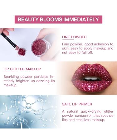 LOKFAR 4 Colors Glitter Lip Kit - Waterproof & Long Lasting Shiny Diamond and Metallic Lip Makeup Set - Buy Online on GoSupps.com