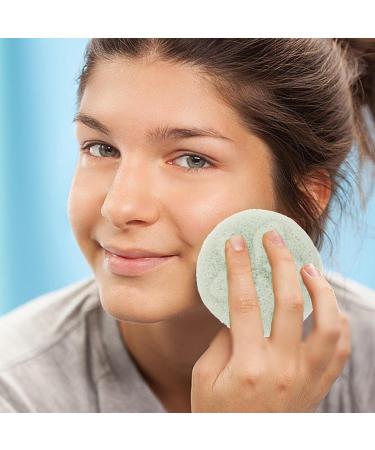 Natural Facial Sponge for Cleansing Exfoliating Gentle Face Sponge for Washing Face Body Cleaning Puff Scrubber for Men Women Shower Bath Spa - Buy Online on GoSupps.com