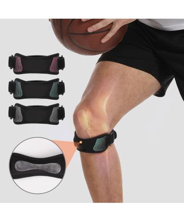Adjustable Patella Strap - Non-Slip Patellar Tendon Support with Silicone Pad for Running Shoes (Gray) - International Shipping Available - Buy Online on GoSupps.com