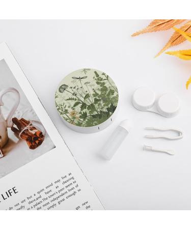 Optimized Meta Title: "Herb & Dragonfly Wings Contact Lens Case - Travel & Care Box for Clear Vision - Buy Online on GoSupps.com