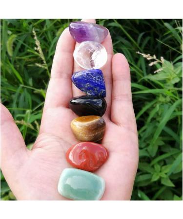 Natural Crystal Rough 7pcs Natural Crystal Seven Amethyst Geode Gift Crushed Stone Rough Polished Large Particles Stone Set Home Decoration Full of Texture 7pcs With Bag - Buy Online on GoSupps.com